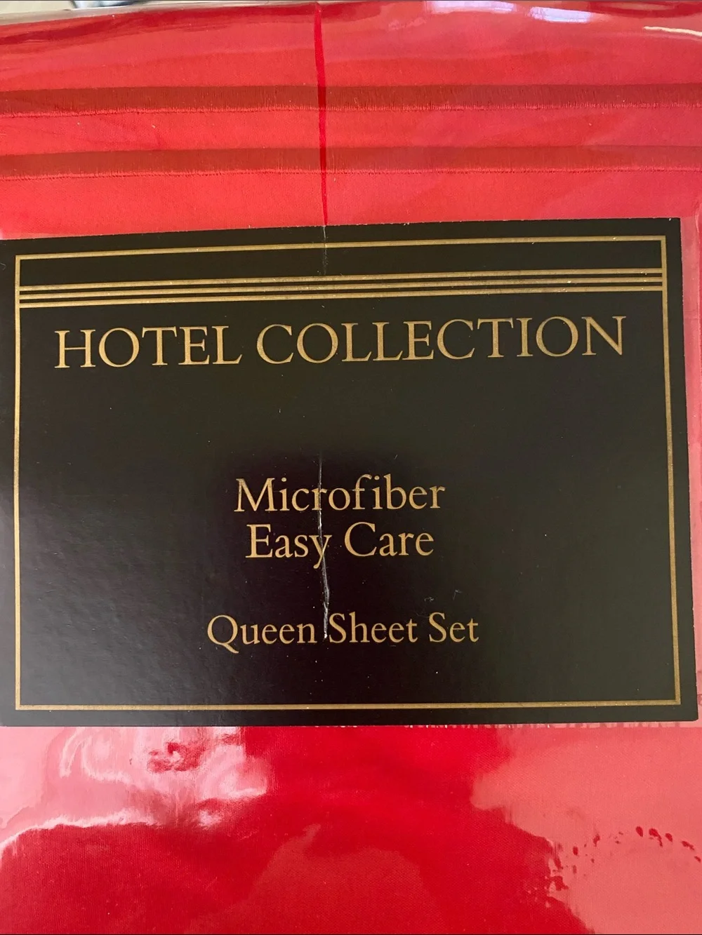 2/$30!! Hotel Collection Microfiber Queen Sheet Set - Red